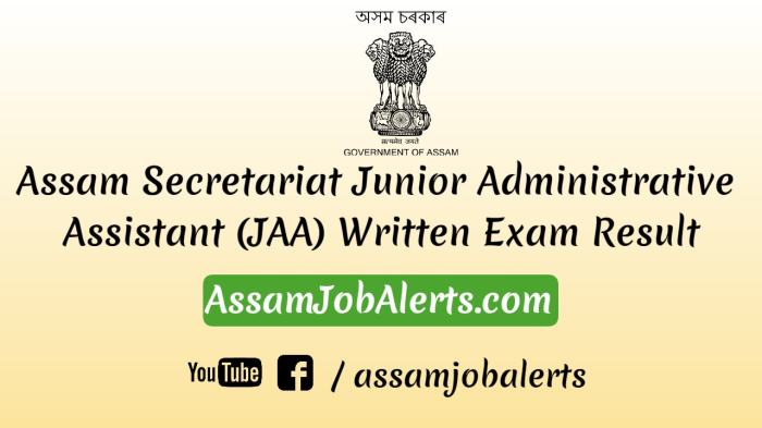 Junior administrative analyst core exam