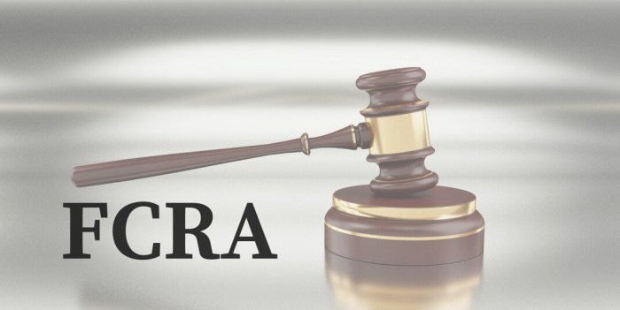 Under fcra non-compliance may result in