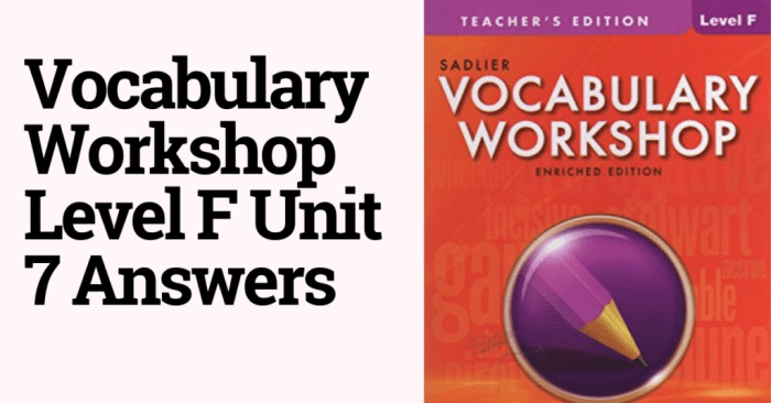 Vocabulary workshop level f unit 3
