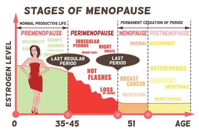 Meghan is showing initial signs of menopause